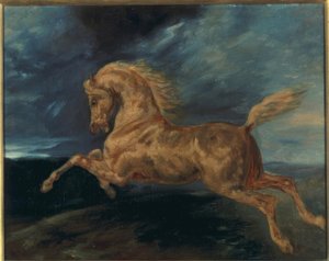 Horse Frightened by Lightning