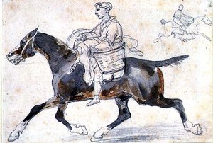 English Butcher on Horseback