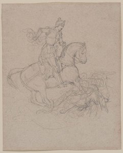 Saint George and the Dragon, 1816-17 by Theodore Gericault