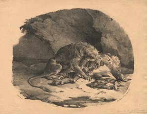 Horse Devoured by a Lion, 1823