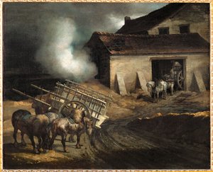 The Gypsum Oven by Theodore Gericault