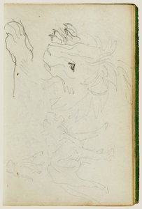 Lion Studies by Theodore Gericault