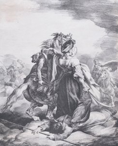 Mameluck Defending a Wounded Trumpeter