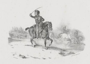 An Artillery Officer Commanding the Charge by Theodore Gericault