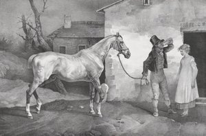 Old Horse at an Inn Door by Theodore Gericault