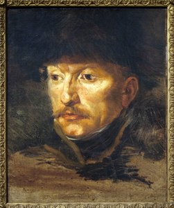 Portrait of Lieutenant Dieudonne. Painting by Theodore Gericault by Theodore Gericault