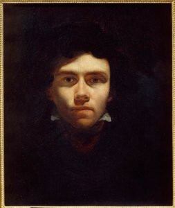 Portrait of the Painter Eugene Delacroix by Theodore Gericault