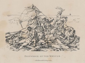 Shipwreck of the Medusa (The Raft of the Medusa) by Theodore Gericault