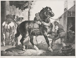 The French Blacksmith by Theodore Gericault