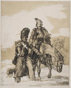 The Retreat from Russia, ca 1818 by Theodore Gericault