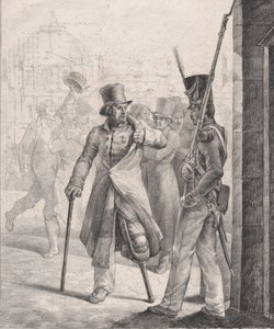 The Swiss Sentry at the Louvre