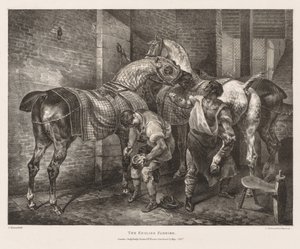Various Subjects Drawn from Life and on Stone: The English Farrier by Theodore Gericault