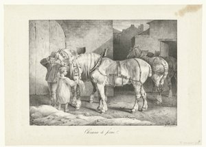 Workhorses (Various Subjects) by Theodore Gericault