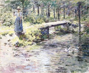 The Little Bridge by Theodore Robinson