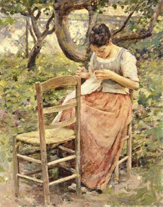 The Seamstress by Theodore Robinson
