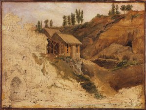 A Quarry by Theodore Rousseau
