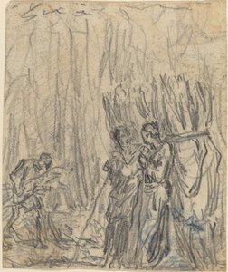 Gleaners by Theodore Rousseau