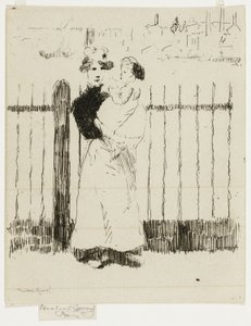 Emma and Her Baby, Chelsea Embankment