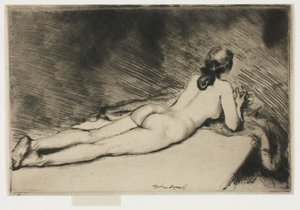 Nude Figure Lying Down