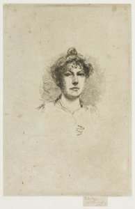 Portrait of Miss Edith Austin by Theodore Roussel