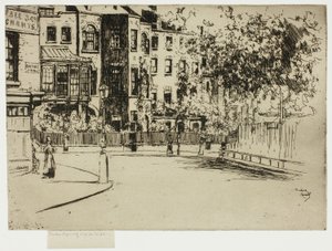 The Corner of Cheyne Walk, Chelsea