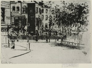 The Corner of Cheyne Walk, Chelsea