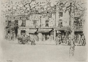 The Street, Chelsea Embankment by Theodore Roussel