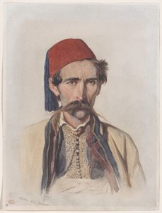 Moustachioed Slav in Belgrade