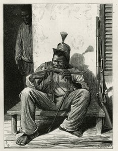 The factionary of the office of the place (engraving by T. Wust, to illustrate the story 