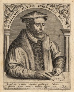 Adriaen de Jonghe, Dutch physician by Theodore de Bry