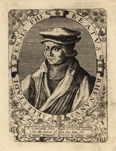 Beatus Image, German humanist by Theodore de Bry