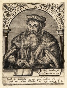 Burkhard Mithoff, anatomist and physician by Theodore de Bry