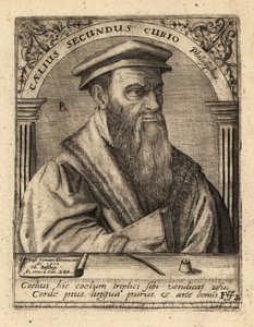Celio Secondo Curione, Italian humanist by Theodore de Bry