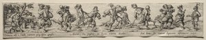 Dance of Peasants by Theodore de Bry