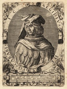 Egidio Foscherari, d.1289, Italian jurist by Theodore de Bry