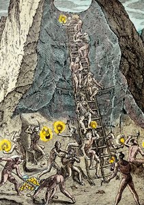 Gold mine in Potosi, Bolivia