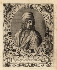 Marsilio Ficino, Italian scholar by Theodore de Bry