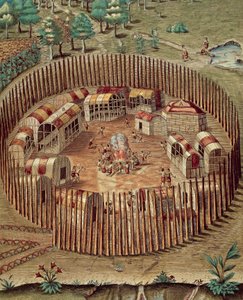 Native American Fortified Village in Virginia