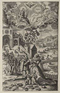 Prayer by Theodore de Bry