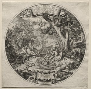 The Golden Age by Theodore de Bry