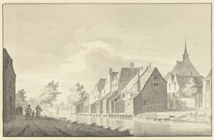 The Village of Molenaarsgraaf by Theodorus Cornelis Schutter