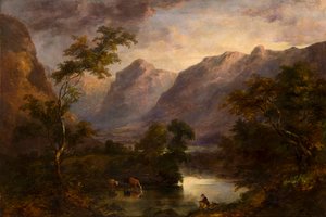 A View of Langdale by Theophil Lindsey Aspland
