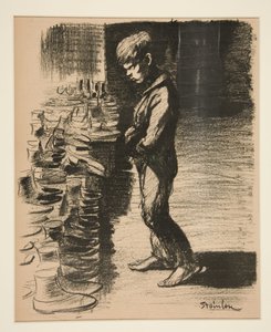 About Boots, cover for La Feuille no. 5, 31 December 1897 by Théophile Alexandre Steinlen