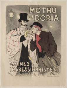 Mothu and Doria - Impressionist Scenes by Théophile Alexandre Steinlen