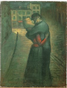 Evening Encounter by Theophile Alexandre Steinlen