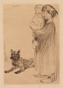 The Big Sister by Théophile Alexandre Steinlen