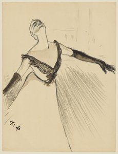 Yvette Guilbert by Théophile Alexandre Steinlen
