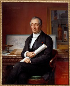 Portrait of Louis Tullius Visconti by Theophile Auguste Vauchelet