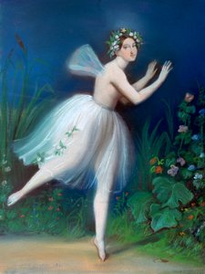 Portrait of Carlotta Grisi in Giselle