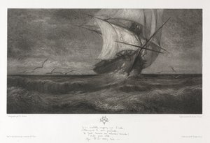 The Phantom Ship, or On the Waves by Theophile Narcisse Chauvel